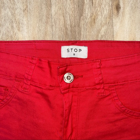 Red Skinny Jeans - Picture 3 of 3